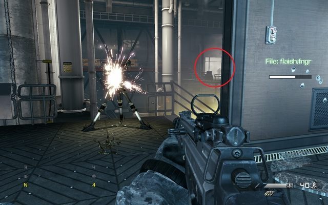 ... z lewej strony ... - 10 - Clockwork | Kampania - opis przejścia | Call of Duty Ghosts - Call of Duty: Ghosts - poradnik do gry