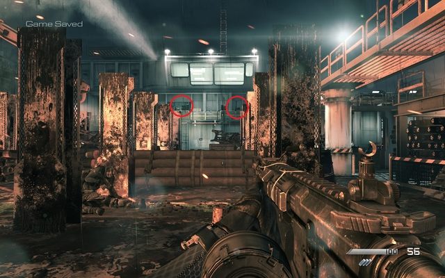 Ponownie, zajęcie się wrogiem z RPG to priorytet. - 11 - Atlas Falls | Kampania - opis przejścia | Call of Duty Ghosts - Call of Duty: Ghosts - poradnik do gry