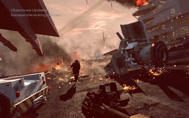 Czemu na tym statku wszystko się pali?! - 15 - All or Nothing | Kampania - opis przejścia | Call of Duty Ghosts - Call of Duty: Ghosts - poradnik do gry