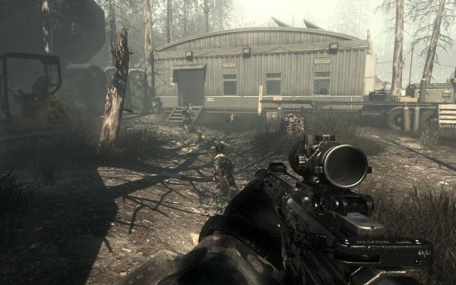 W tym budynku znajduje się laptop z danymi wywiadowczymi. - Dane wywiadowcze (01-09) | Dane wywiadowcze | Call of Duty Ghosts - Call of Duty: Ghosts - poradnik do gry