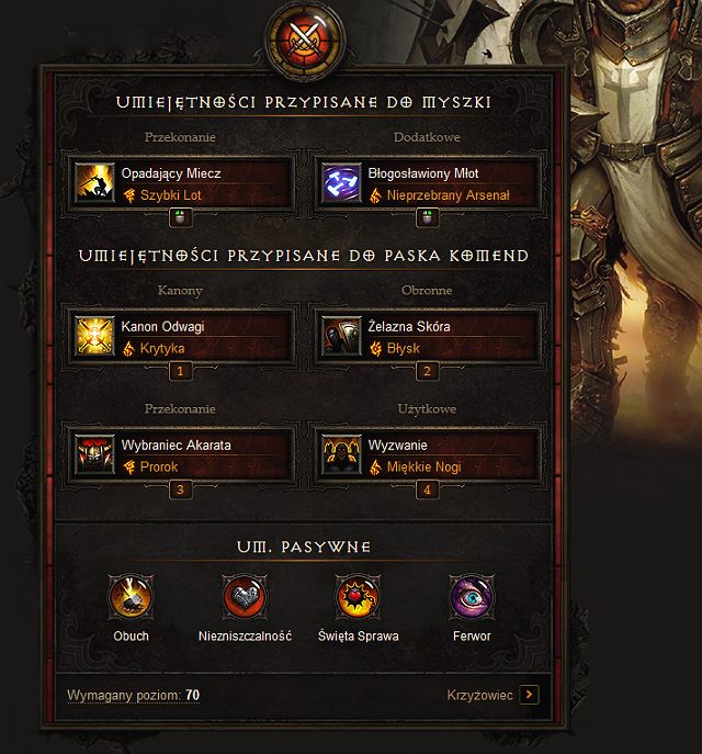 Lewy Przycisk - Krzyżowiec na zwarcie | Przykładowe Buildy w Diablo III - Diablo III: Reaper of Souls - poradnik do gry