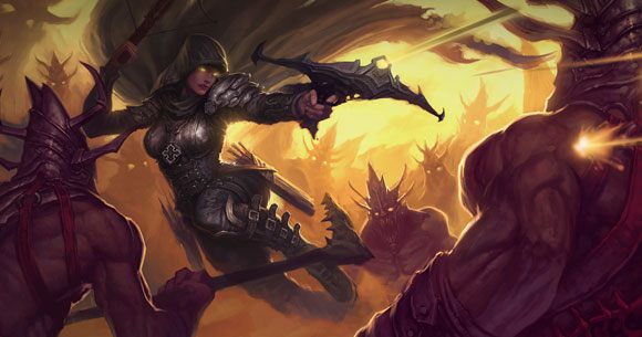 Łowczyni Demonów specjalizuje się w walce na dystans - Łowca Demonów | Przykładowe Buildy w Diablo III - Diablo III: Reaper of Souls - poradnik do gry