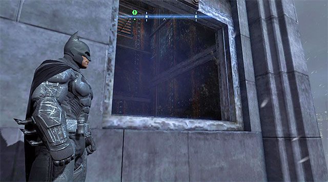 Do wieży komunikacyjnej znajdującej się w dzielnicy Burnley proponuję zbliżyć się od południowej strony - Wieża komunikacyjna w dzielnicy Burnley - Batman: Arkham Origins - poradnik do gry