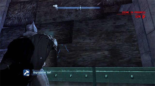 Ściana nadająca się do zniszczenia - Wieża komunikacyjna w dzielnicy Brylantów - Batman: Arkham Origins - poradnik do gry