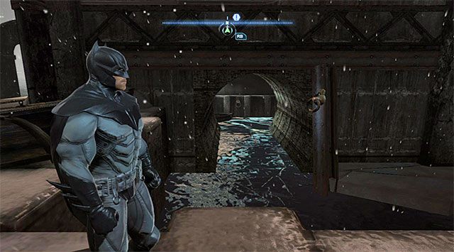 Wieża komunikacyjna zbudowana została na niewielkiej wyspie sąsiadującej z dzielnicą Milą Rozrywki, aczkolwiek możesz do niej dotrzeć bez żadnych problemów - Wieża komunikacyjna w dzielnicy Mila Rozrywki - Batman: Arkham Origins - poradnik do gry