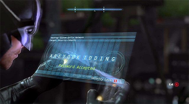 Powróć na platformę, na której wygrałeś pierwszą bitwę i zauważ, że zniknęły wyładowania, dzięki czemu możesz dotrzeć do pancernych drzwi - Wieża komunikacyjna w dzielnicy Przemysłowej - Batman: Arkham Origins - poradnik do gry