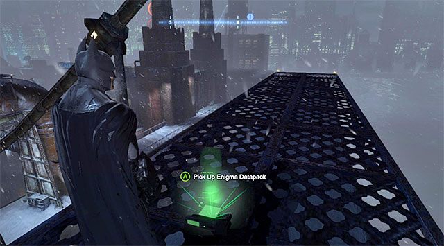 Przykładowy sekret - Mapa pakietów danych - Batman: Arkham Origins - poradnik do gry