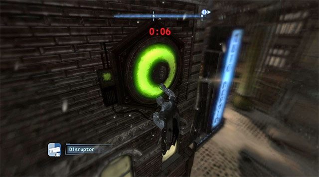 Zwróć się w stronę budynku zlokalizowanego po przeciwnej stronie ulicy i poszybuj w jego stronę - Plik z danymi 1 (Park Row) - Batman: Arkham Origins - poradnik do gry