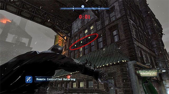 Ostatni zestaw przycisków - Plik z danymi 3 (Zaułki) - Batman: Arkham Origins - poradnik do gry