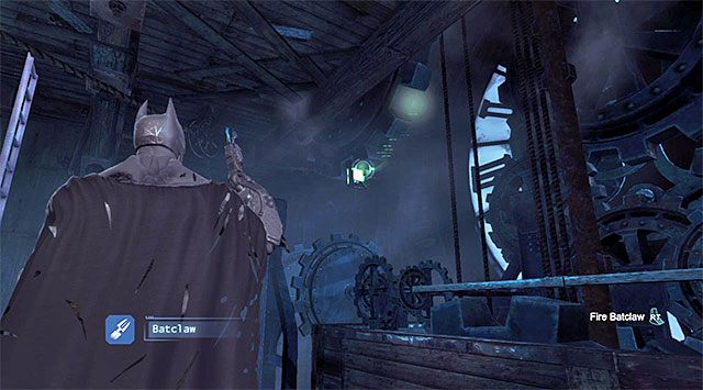 Sekret jest przyklejony do jednego z trybików - Plik z danymi 3 (Zaułki) - Batman: Arkham Origins - poradnik do gry