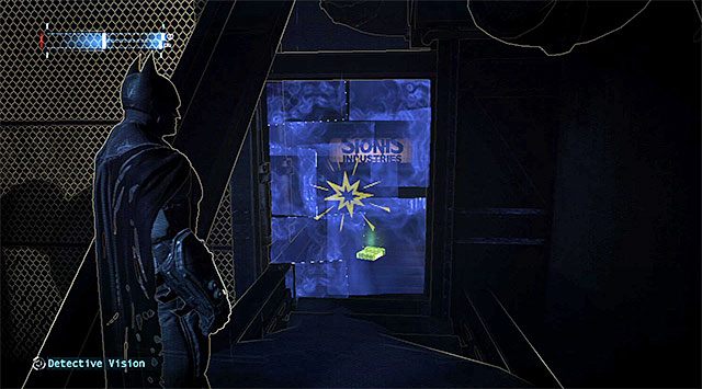 Sekret ten możesz odnaleźć w hucie [Steel Mill], a konkretnie w lokacji łączącej strefę załadunkową z głównym magazynem [Loading Bay Depot] - Plik z danymi 8 (Dzielnica przemysłowa) - Batman: Arkham Origins - poradnik do gry