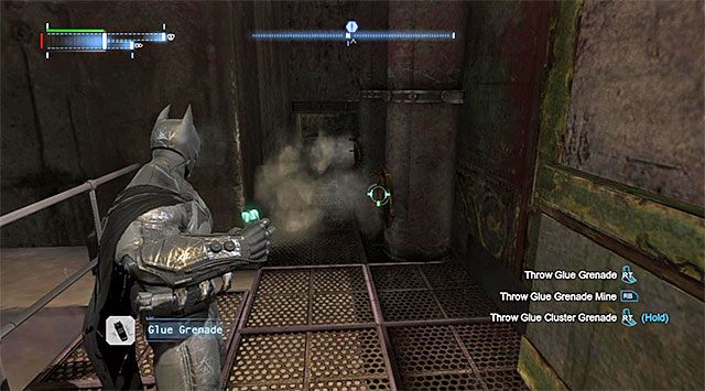 Rozpocznij na południowy-wschód od sekretu, lądując na niewielkim moście - Plik z danymi 10 (Dzielnica przemysłowa) - Batman: Arkham Origins - poradnik do gry