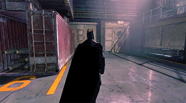 Wyjście z kotłowni - Uzyskaj dostęp do biura Pingwina - górny pokład - Batman: Arkham Origins - poradnik do gry