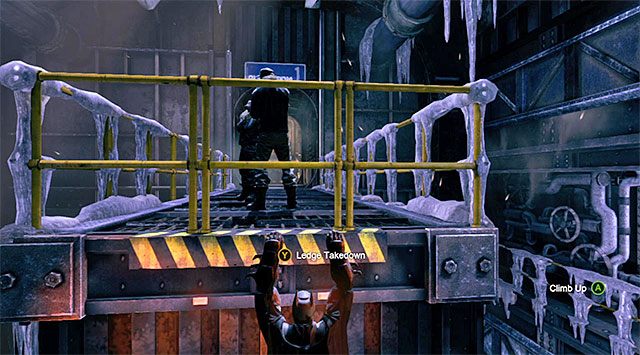 Wartownicy - Uzyskaj dostęp do biura Pingwina - górny pokład - Batman: Arkham Origins - poradnik do gry