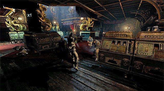 Nie dawaj się zbyt często trafiać - Uzyskaj dostęp do biura Pingwina - górny pokład - Batman: Arkham Origins - poradnik do gry