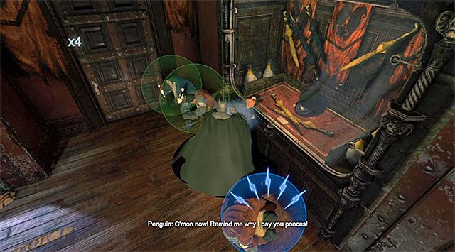 Bitwa w biurze Pingwina nie jest zbyt trudna - Uzyskaj dostęp do biura Pingwina - teatr - Batman: Arkham Origins - poradnik do gry