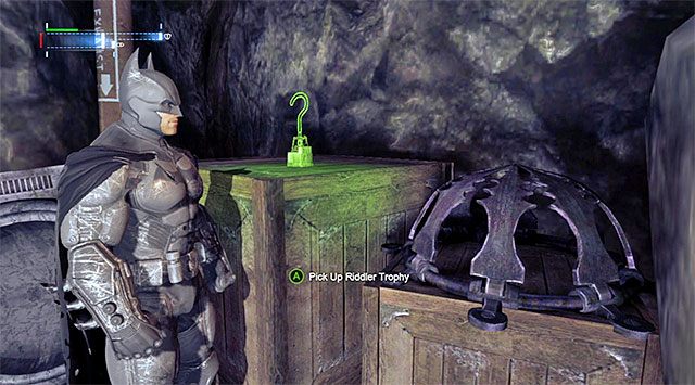 Pierwsze trofeum Człowieka-Zagadki - Enigma - Batman: Arkham Origins - poradnik do gry