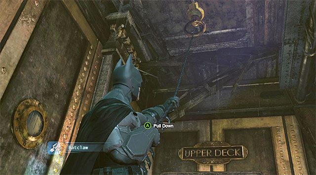 Sekret możesz odnaleźć w północnej części górnego pokładu okrętu [Upper Deck] - Plik z danymi 7 (Mila Rozrywki) - Batman: Arkham Origins - poradnik do gry