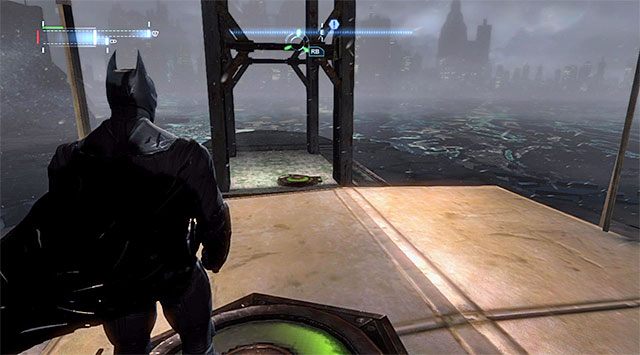 Dotrzyj do łodzi z dwoma płytami naciskowymi i skrzynką z sekretem - Plik z danymi 11 (Most Pioneers Bridge w Gotham) - Batman: Arkham Origins - poradnik do gry