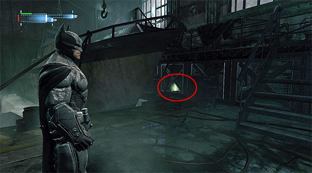 Sekret jest pod górnym balkonikiem - Plik z danymi 11 (Most Pioneers Bridge w Gotham) - Batman: Arkham Origins - poradnik do gry