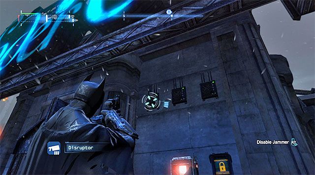 Musisz trzykrotnie użyć zakłócacza - Plik z danymi 15 (Dzielnica brylantów) - Batman: Arkham Origins - poradnik do gry