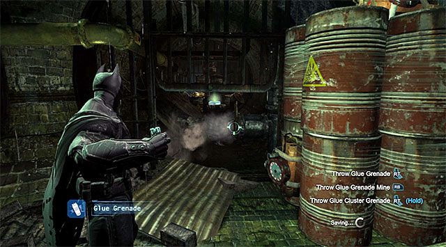 Przejście blokowane przez wydobywającą się parę - Plik z danymi 20 (Burnley) - Batman: Arkham Origins - poradnik do gry