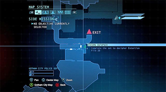 Sekret znajduje się w centralnej części kanałów [Burnley Sewers] przebiegających pod komisariatem policji, a konkretnie niedaleko zejścia do kanałów zlokalizowanego na północ od budynku policji - Plik z danymi 20 (Burnley) - Batman: Arkham Origins - poradnik do gry