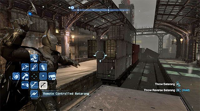 Odszukaj półkę ze skrzynką z sekretem i płytą naciskową - Plik z danymi 6 (Mila Rozrywki) - Batman: Arkham Origins - poradnik do gry