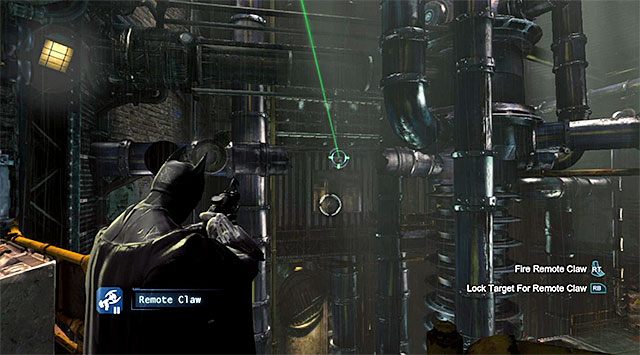 Musisz użyć zaczepu do rozwinięcia liny - Wgraj bazę przestępców do bat-komputera - Batman: Arkham Origins - poradnik do gry