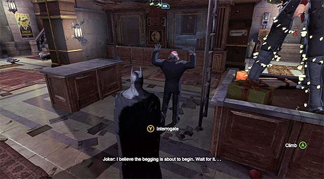 Musisz przesłuchać ostatniego bandytę - Pojmij Jokera - Batman: Arkham Origins - poradnik do gry