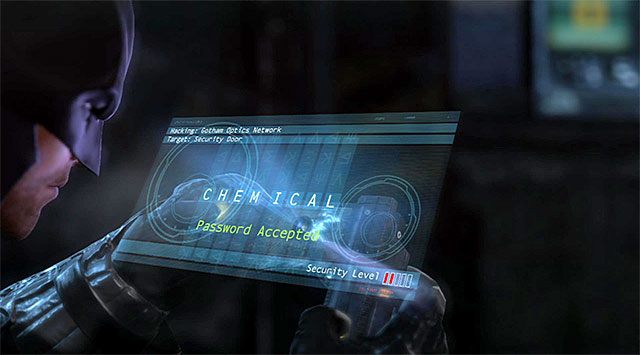 Musisz teraz powrócić do dolnego obszaru strefy załadunkowej, przy czym pamiętaj o tym żeby nie znaleźć się w polu rażenia rozstawionego przez wrogów działka, tak więc ponownie przejdź przez szyb wentylacyjny - Zbadaj hutę - eksploracja huty - Batman: Arkham Origins - poradnik do gry