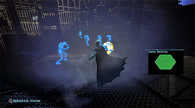 Jeśli chcesz możesz oślepić wrogów gaśnicą - Zbadaj hutę - eksploracja huty - Batman: Arkham Origins - poradnik do gry