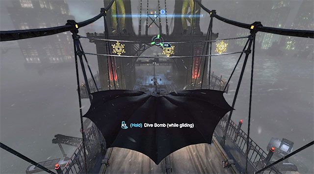 Most Pionners Bridge - Uzyskaj sygnaturę elektromagnetyczną Electrocutionera - Batman: Arkham Origins - poradnik do gry