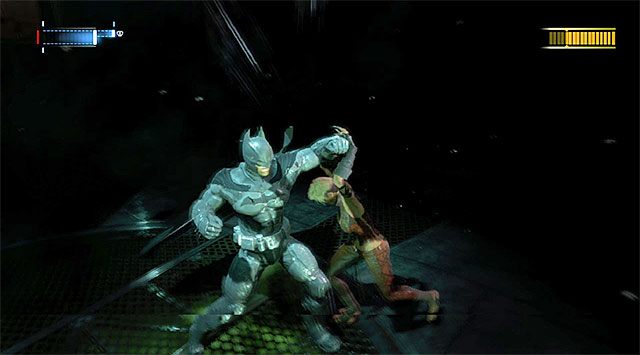 Atakowanie właściwego bossa będzie osłabiało jego pasek zdrowia - Copperhead - Batman: Arkham Origins - poradnik do gry
