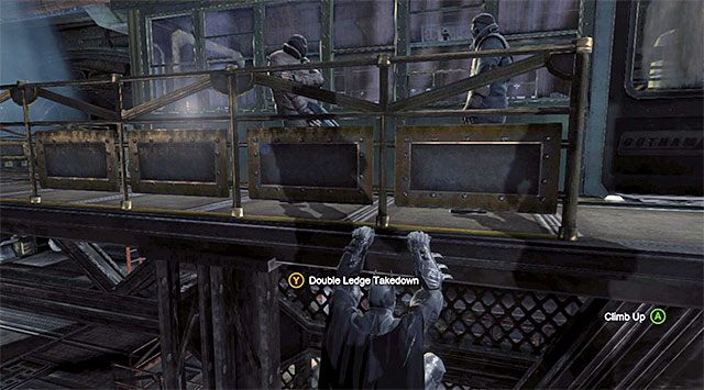 Możesz jednocześnie zlikwidować dwóch bandytów - Rozbrój bombę na stacji kolejowej - Batman: Arkham Origins - poradnik do gry