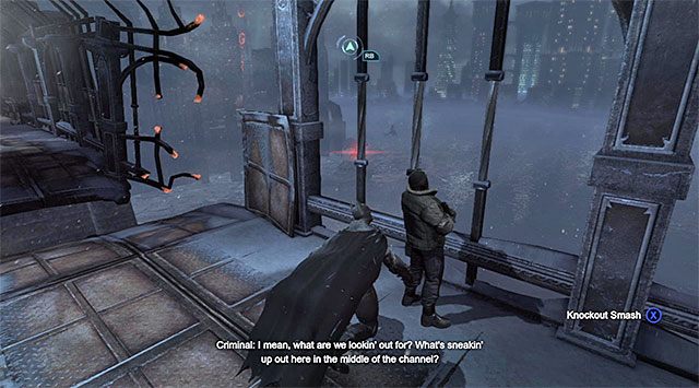 Pierwszy snajper - Rozbrój bombę przy południowym filarze - Batman: Arkham Origins - poradnik do gry