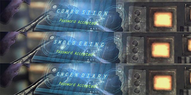 Po wygranej bitwie zbadaj narożniki areny, odnajdując przycisk odpowiedzialny za wyłączenie dostaw prądu - Rozbrój bombę przy południowym filarze - Batman: Arkham Origins - poradnik do gry