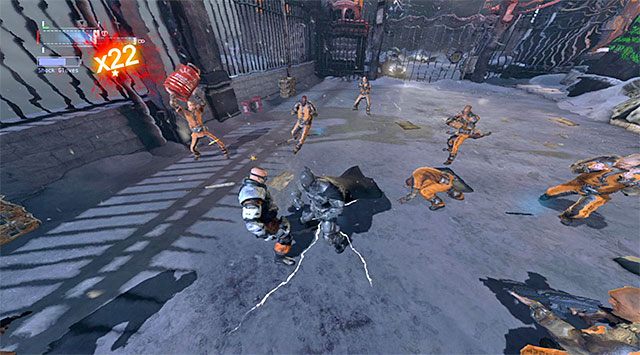 Zaatakuj najlepiej wyposażonych wrogów z użyciem rękawic - Powstrzymaj Jokera - Batman: Arkham Origins - poradnik do gry