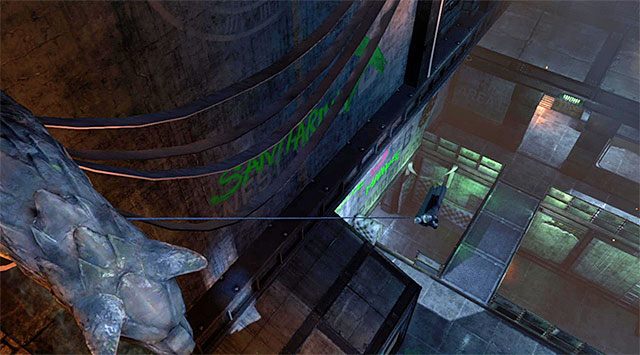W lokacji też możesz korzystać z punktów obserwacyjnych bez żadnych ograniczeń - Powstrzymaj Jokera #2 - główna sala - Batman: Arkham Origins - poradnik do gry