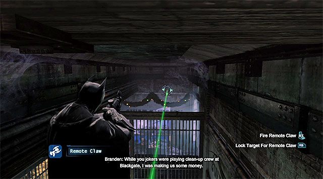 Interaktywny zaczep - Uzyskaj dostęp do serwerów policji - boczne pomieszczenia - Batman: Arkham Origins - poradnik do gry