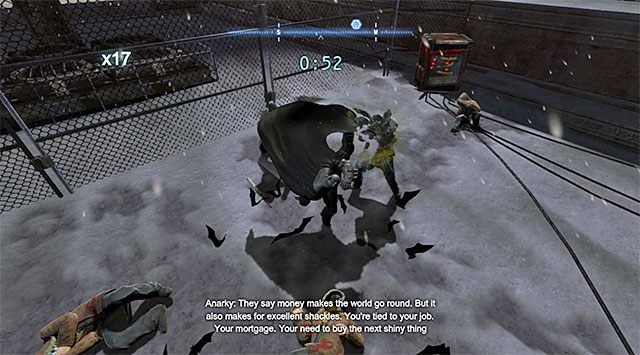 Wyprowadzaj najlepsze ataki i nie trać czasu np. na oczekiwanie na dobre momenty do kontr - Anarky - Batman: Arkham Origins - poradnik do gry