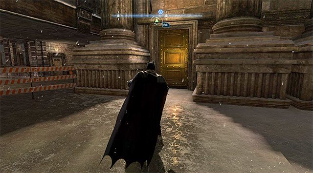 Tylne wejście do budynku sądu - Anarky - Batman: Arkham Origins - poradnik do gry