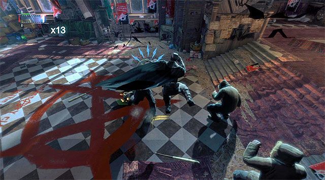 Pierwsza część bitwy jest bardzo prosta - Anarky - Batman: Arkham Origins - poradnik do gry