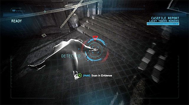 Zwłoki przy schodach - Sprawa 1224-2 - Morderstwa w Lacey Towers - Batman: Arkham Origins - poradnik do gry