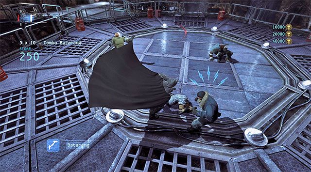 Stosuj różne ataki i unikaj odnoszenia obrażeń - Wyzwania konsoli szkoleniowej - Batman: Arkham Origins - poradnik do gry