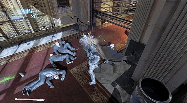 Rękawice elektryczne bardzo pomagają w wygrywaniu walk, zwłaszcza tych trudniejszych - Dotarcie do apartamentu Jokera - wschodnia wieża - Batman: Arkham Origins - poradnik do gry