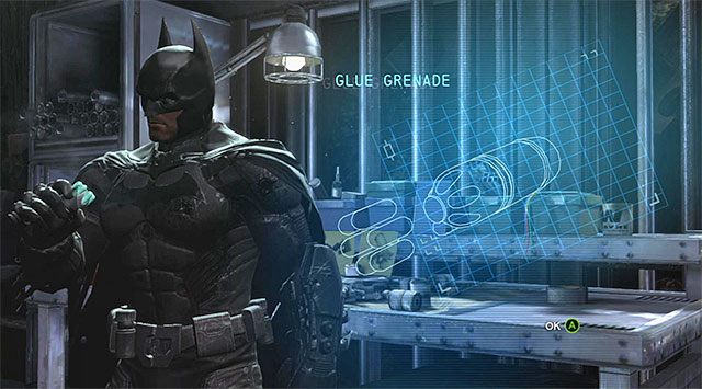 Nowy gadżet - Zabierz granat klejowy - Batman: Arkham Origins - poradnik do gry