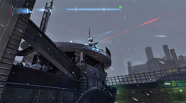 Jeden ze snajperów może okupować lądowisko - Przeskanuj trupa w kostnicy policyjnej - Batman: Arkham Origins - poradnik do gry