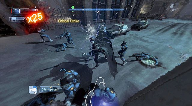 Rękawice elektryczne ułatwią ci pozbycie się najlepiej wyposażonych policjantów - Przeskanuj trupa w kostnicy policyjnej - Batman: Arkham Origins - poradnik do gry