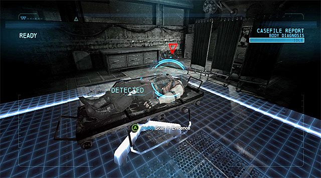 Zeskanuj zwłoki - Przeskanuj trupa w kostnicy policyjnej - Batman: Arkham Origins - poradnik do gry